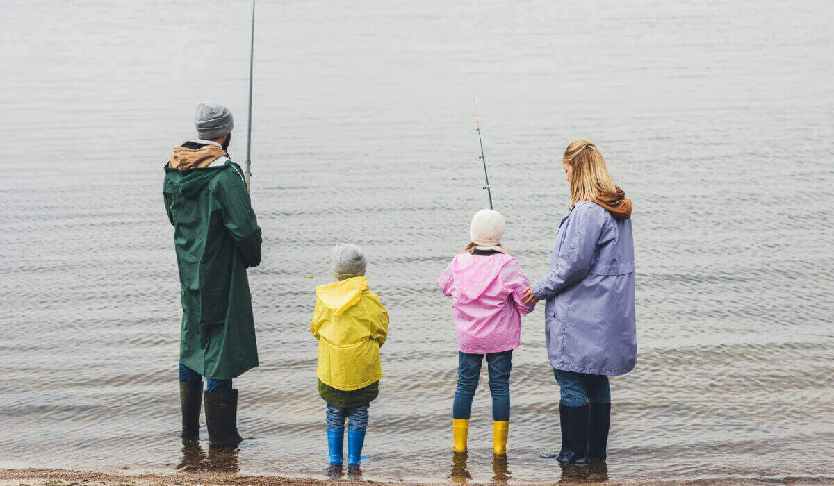 Семейная рыбалка в Германии при соблюдении правил