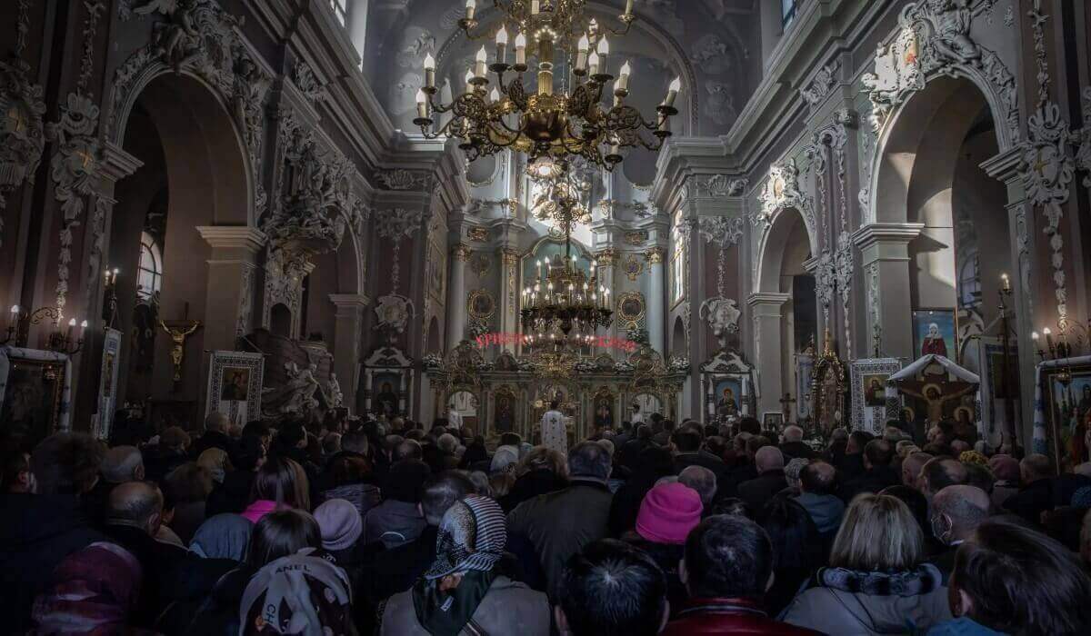 Gottesdienst in der ukrainisch-orthodoxen Kirche in Deutschland