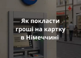 Банкомат, вплатомат в Німеччині, щоб покласти гроші на картку