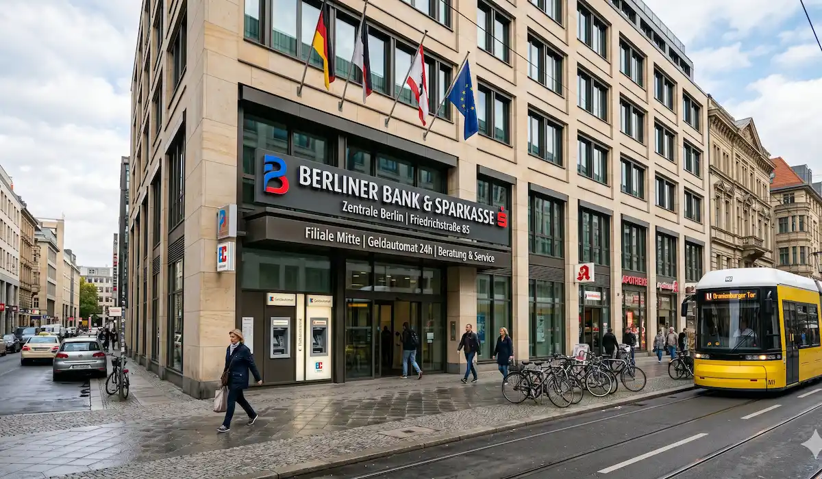 Foto einer deutschen Bank